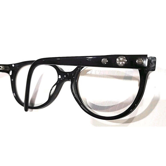 Tory Burch TY7027 NO Lenses LG Black Oversized Sunglasses Frame 56-18 135 READ - Picture 4 of 9